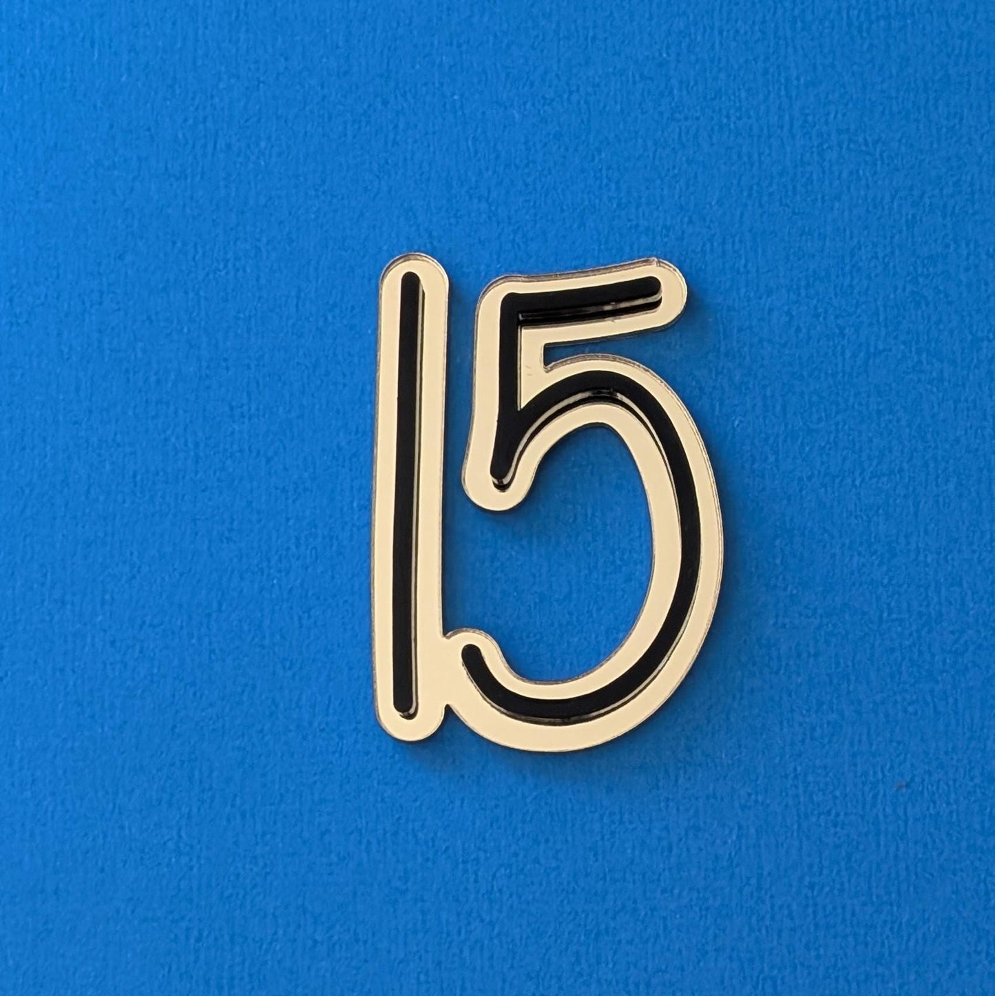 Double layer acrylic number cake topper