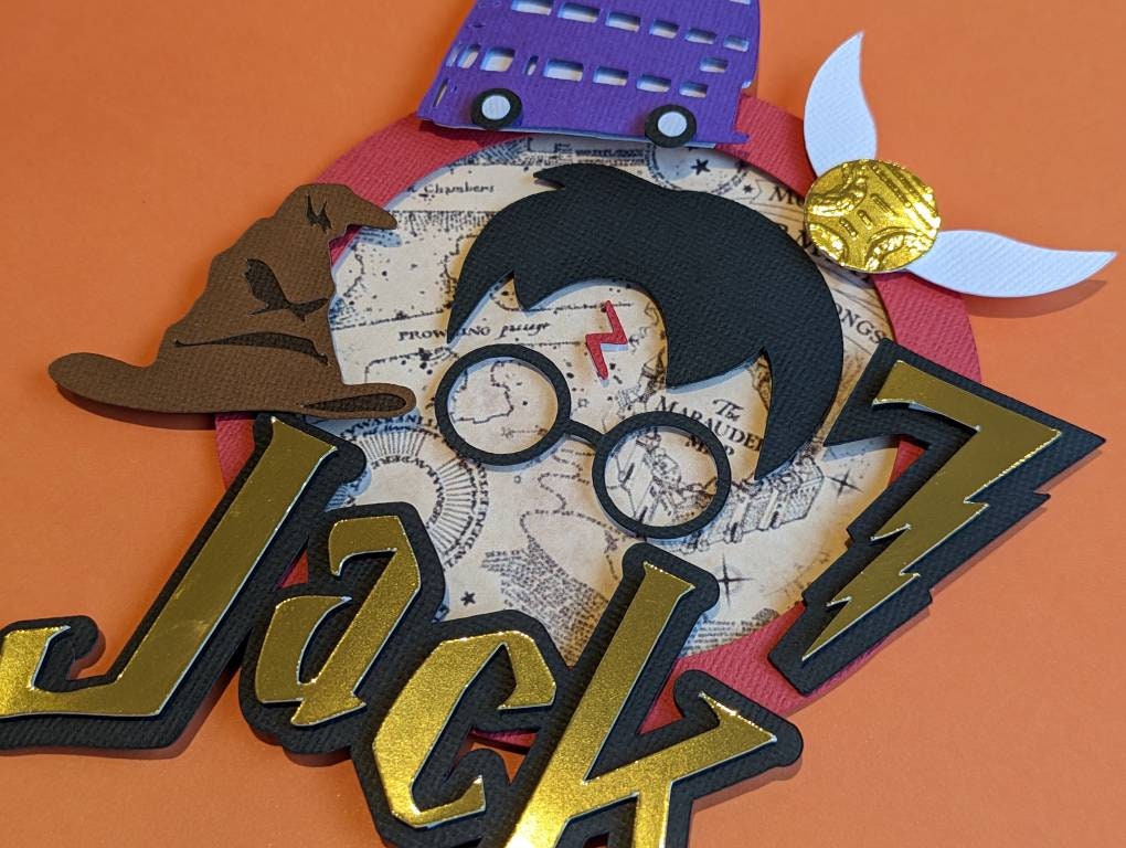 Personalised Wizard cake topper
