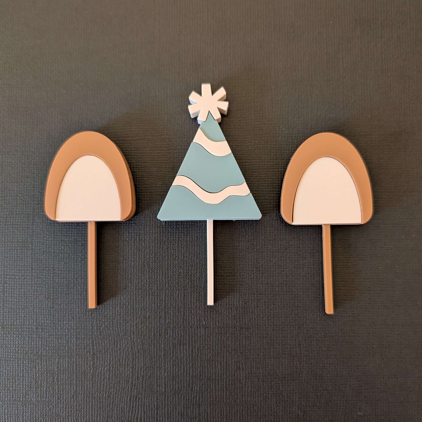 Acrylic bear ears & party hat set