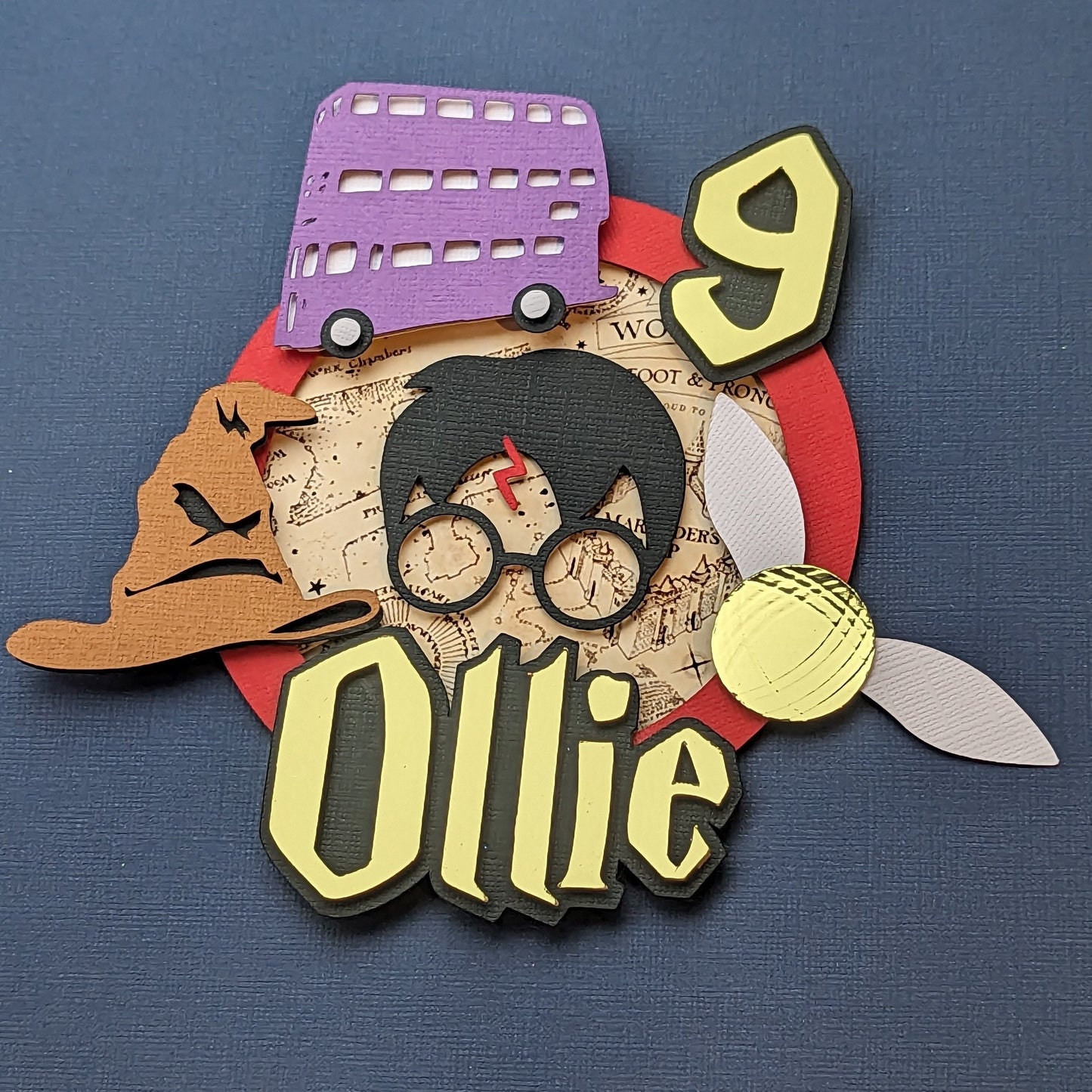 Personalised Wizard cake topper
