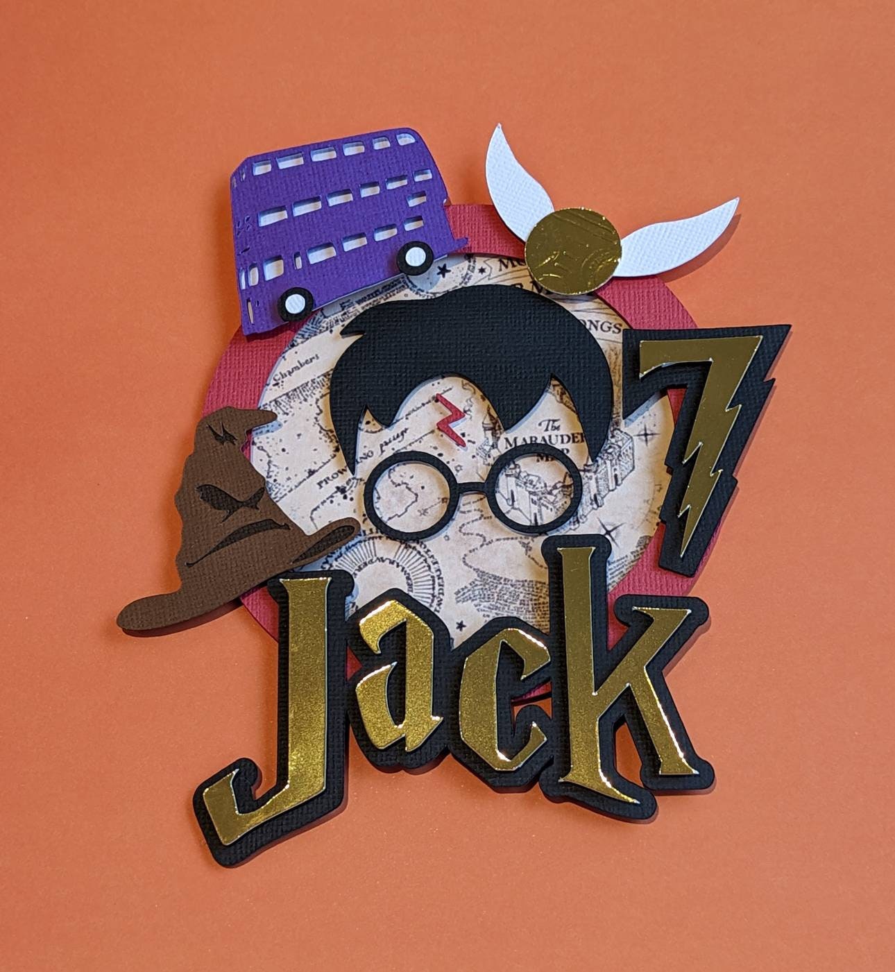 Personalised Wizard cake topper