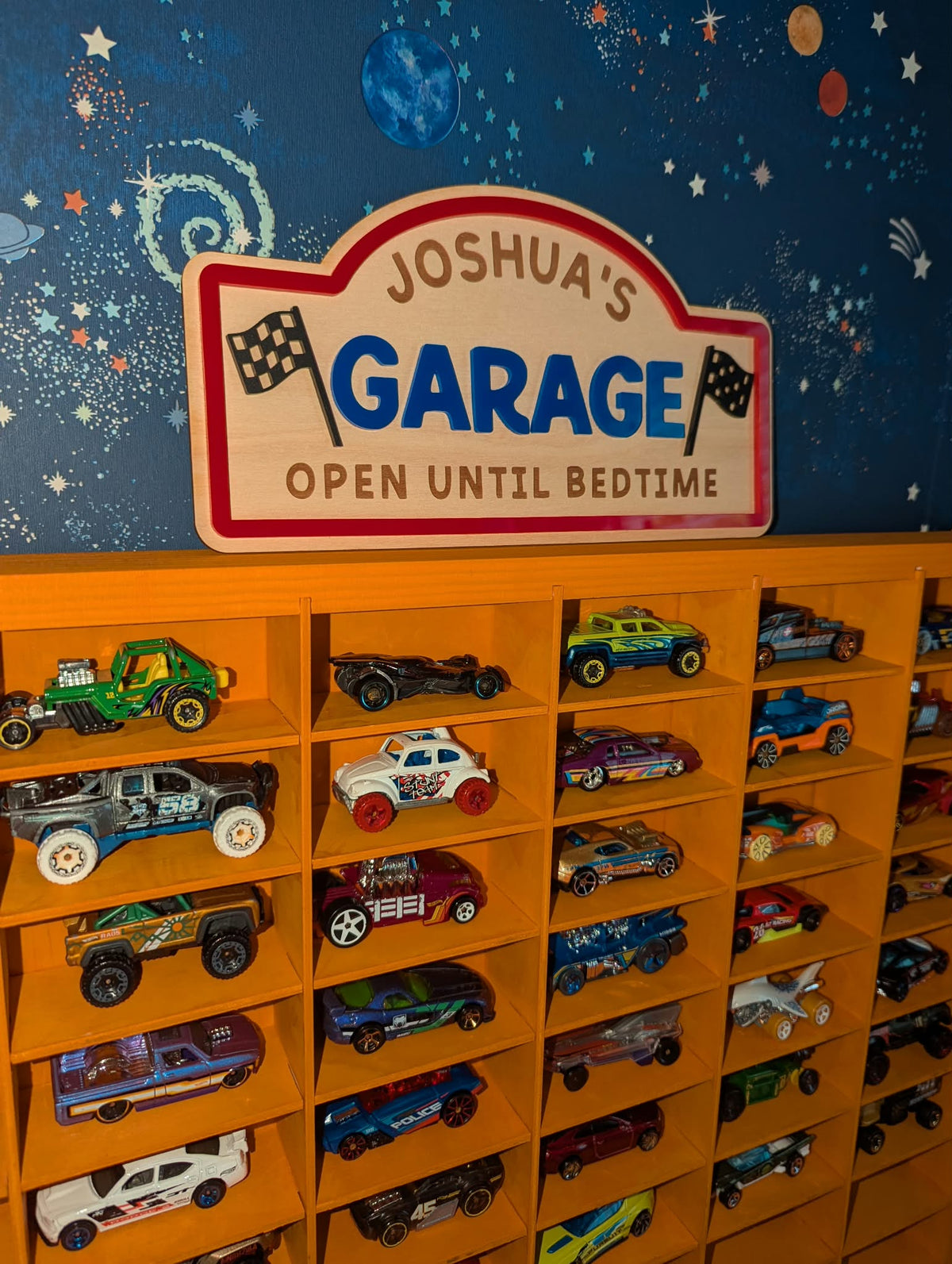 Garage playroom sign